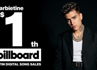 Gonzalo Piovi logra su primer número uno en el Billboard Latin Digital Song Sales.