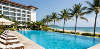 Hotel exclusivo con alberca de 60 metros ofrece una experiencia única en la costa.