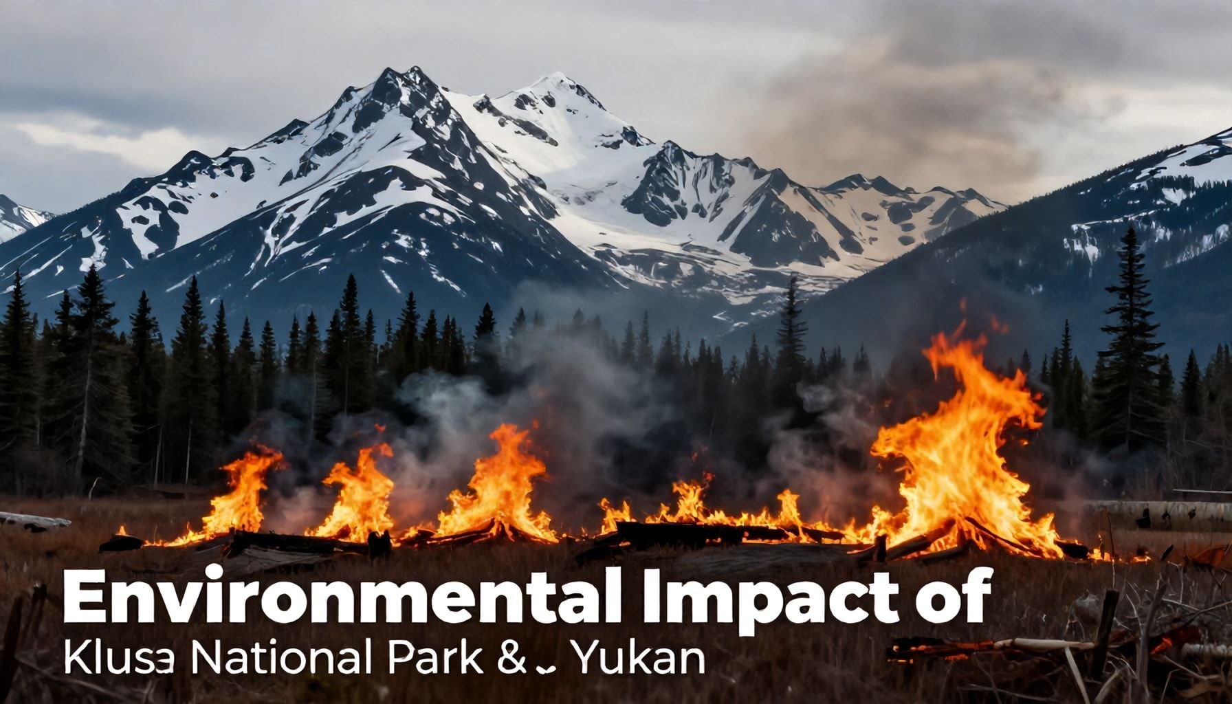 Impacto ambiental de los incendios en el Parque Nacional Kluane