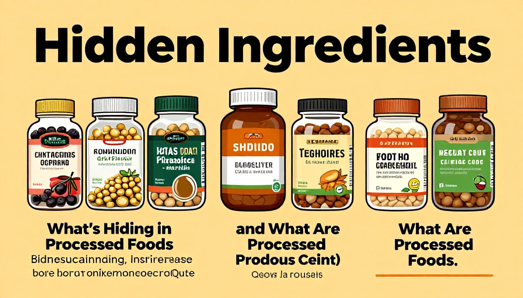 Ingredientes ocultos: qué se esconde en los alimentos procesados