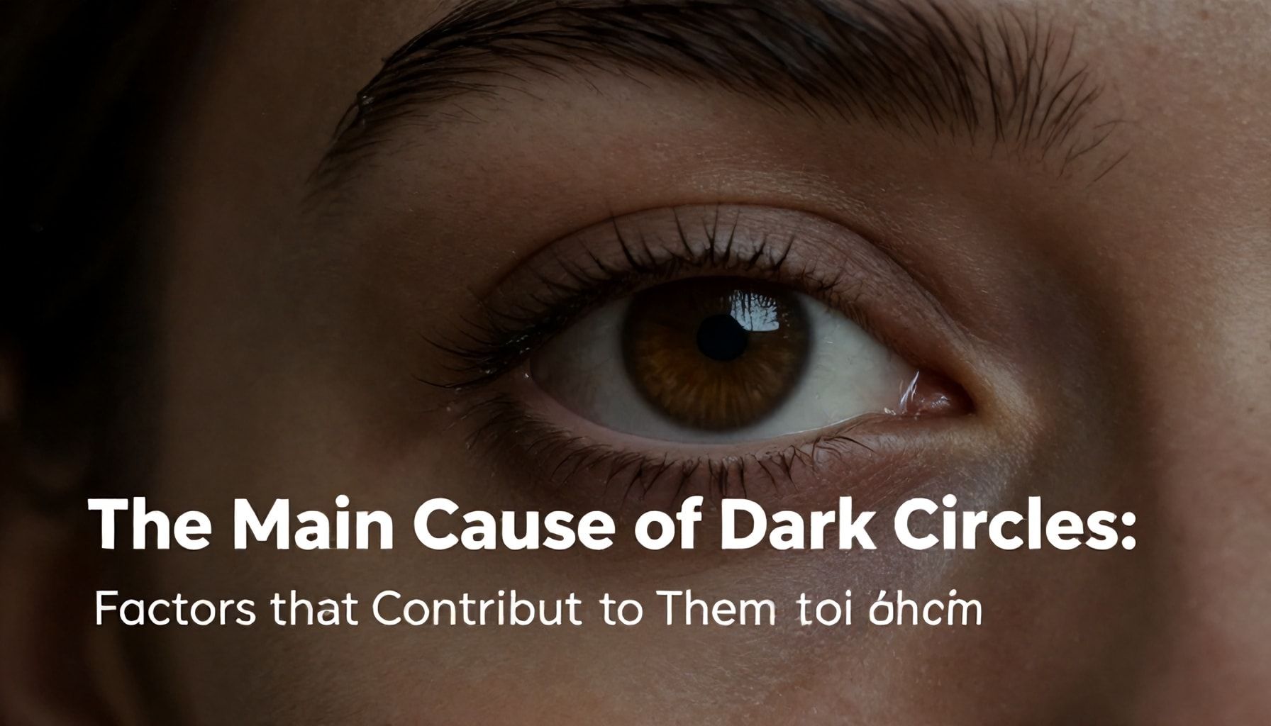 La causa principal de las ojeras: factores que la contribuyen