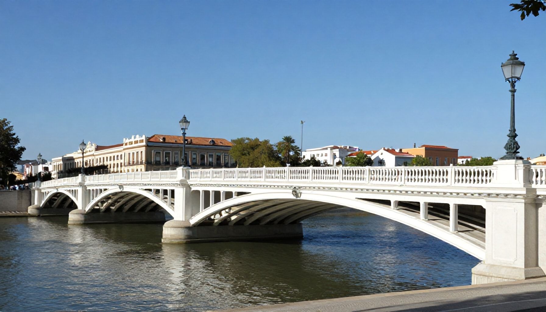 La historia detrás del puente blanco de Madrid
