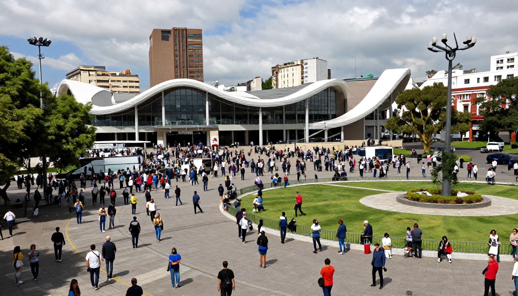 La infraestructura detrás del gran aflujo de visitantes