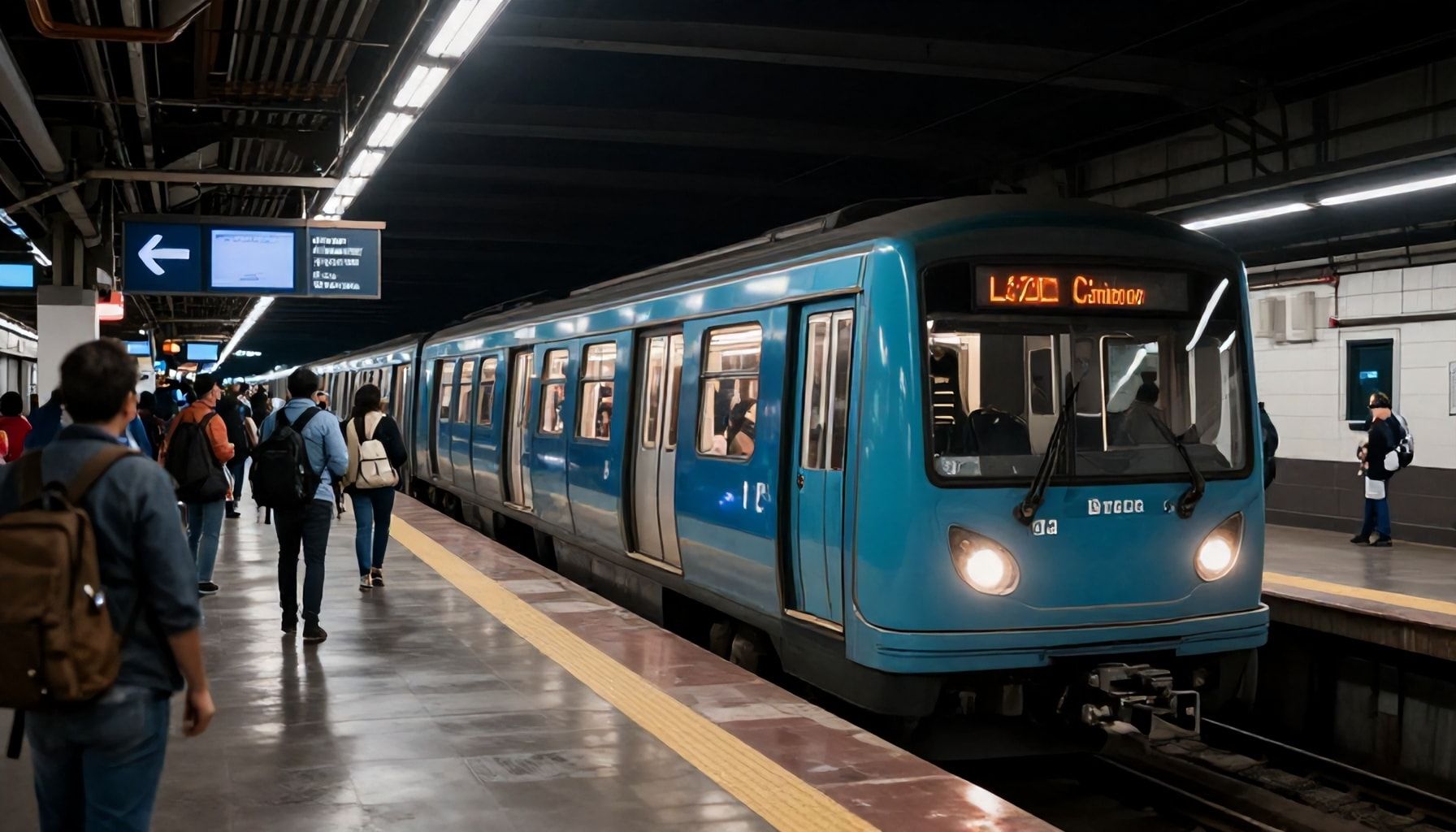 Tren número 22 de la Línea 1 se detiene abruptamente en estación Lázaro Cárdenas. 4 La respuesta a los problemas técnicos del metro de la ciudad