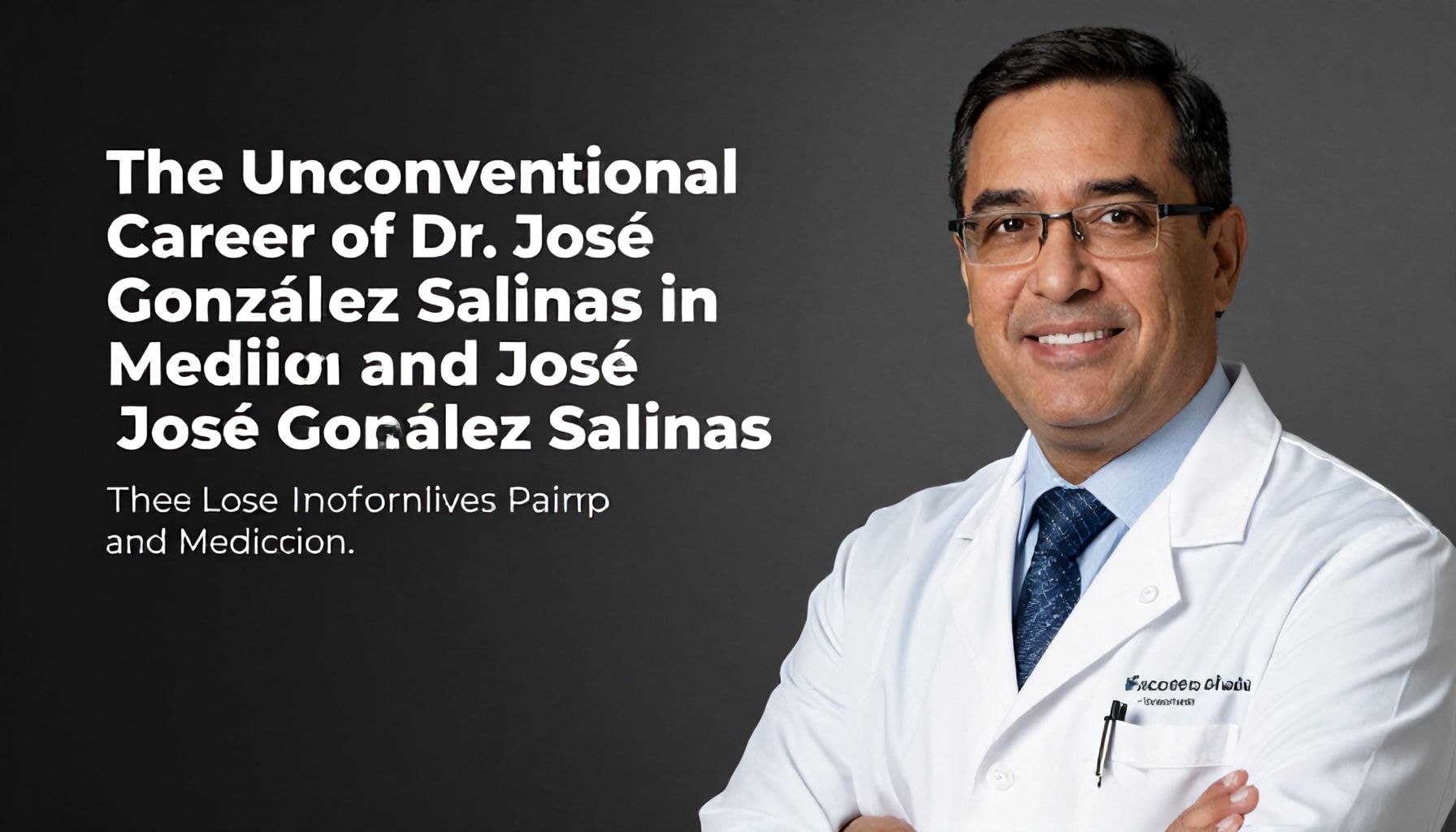 La trayectoria inusual del Dr. José González Salinas en la medicina