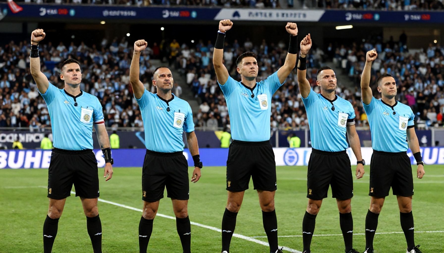 La victoria de los árbitros y jueces argentinos en la final