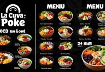 La Cueva de Poke reabre con un menú de 20 opciones de bowls personalizables