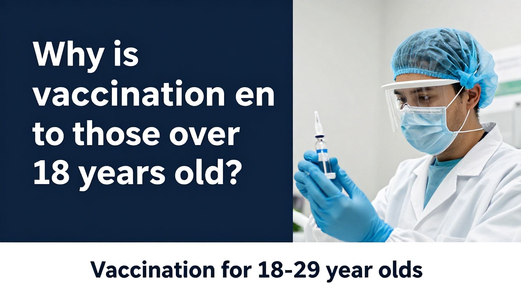¿Por qué se extiende la vacunación a mayores de 18 años?