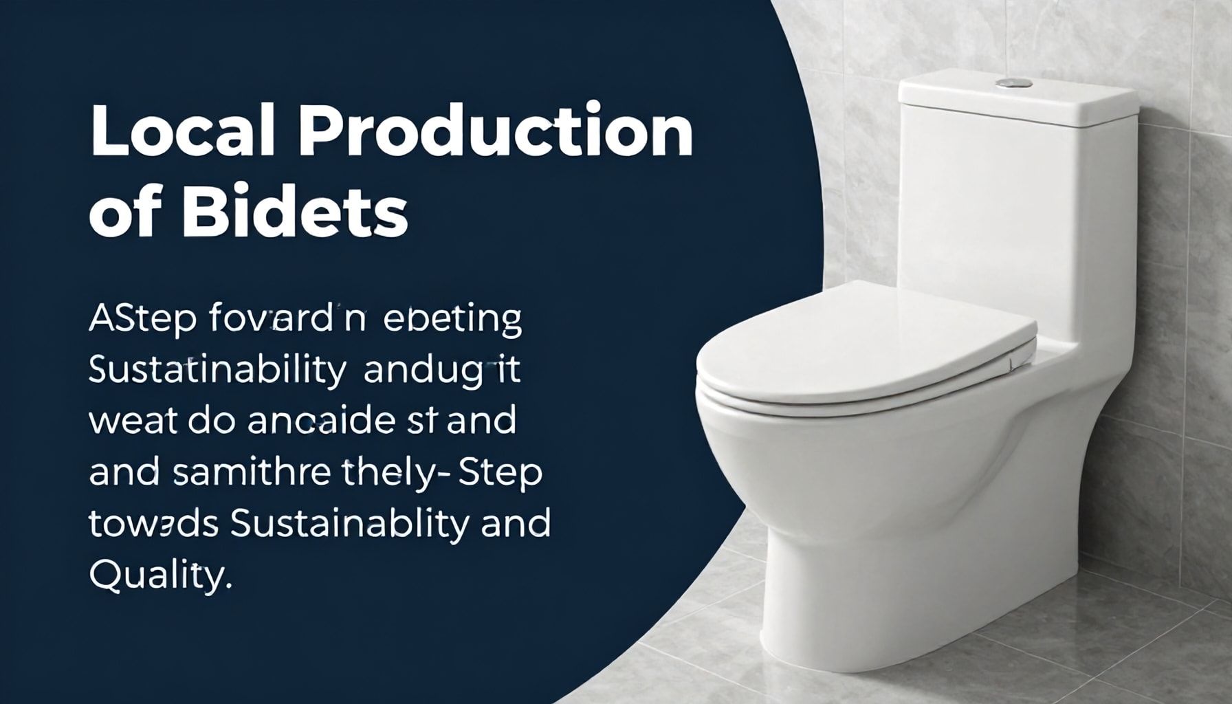 Producción local de bidés, un paso hacia la sostenibilidad y la calidad