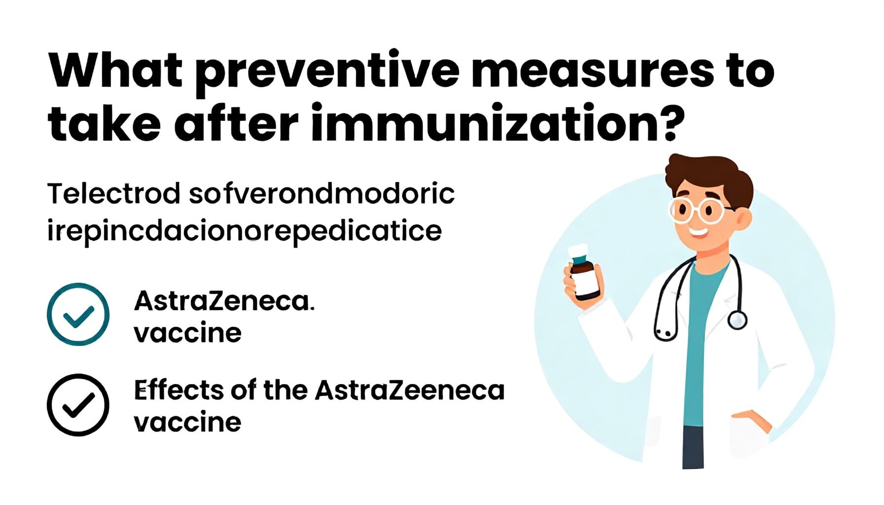 ¿Qué medidas de prevención tomar después de la inmunización?