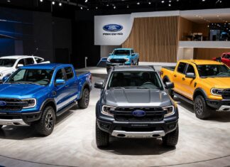 Ford presentó cinco variaciones del Ranger Raptor con características únicas en el Salón de Londres.
