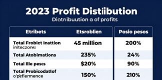 La Administración Pública anuncia el reparto de utilidades para 2023 con un monto total de 45.000 millones de pesos.