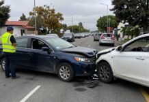 Automóvil de San Pablo causa 15 víctimas tras colisión múltiple en autopista 101