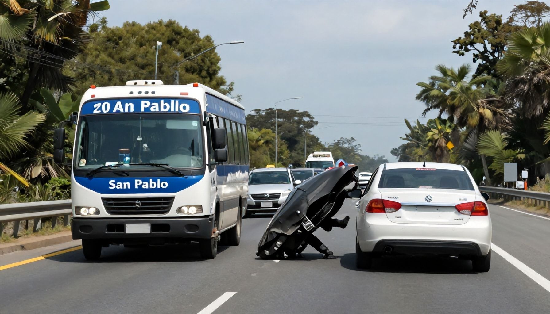 San Pablo busca soluciones para prevenir accidentes en la autopista