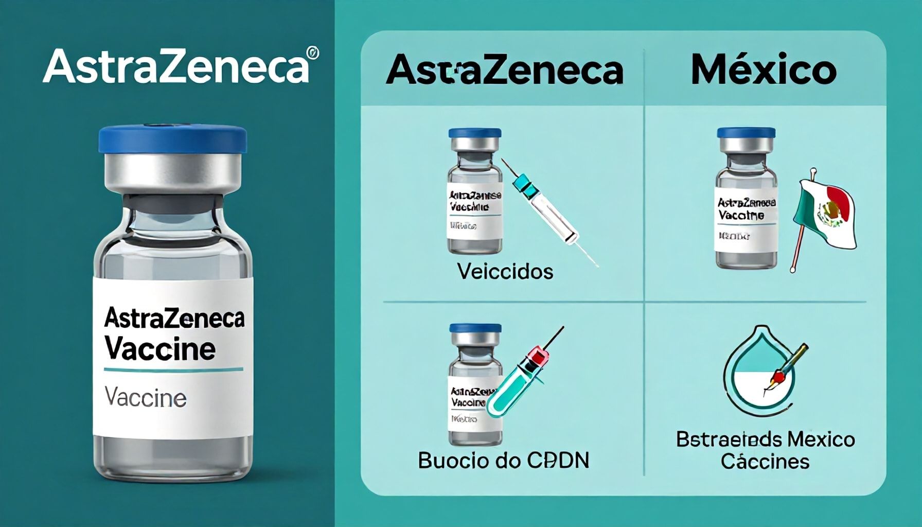 Se aprueba la vacuna AstraZeneca en México