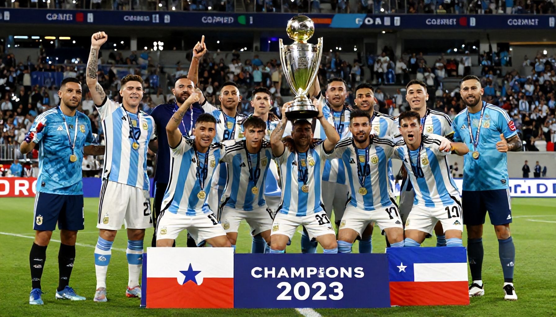 Título de campeones para Argentina en la final contra Chile