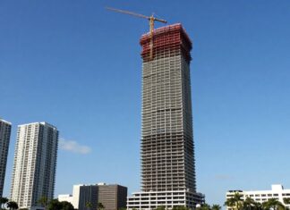 La Torre Insignia de Miami finaliza su construcción en un plazo de cuatro años