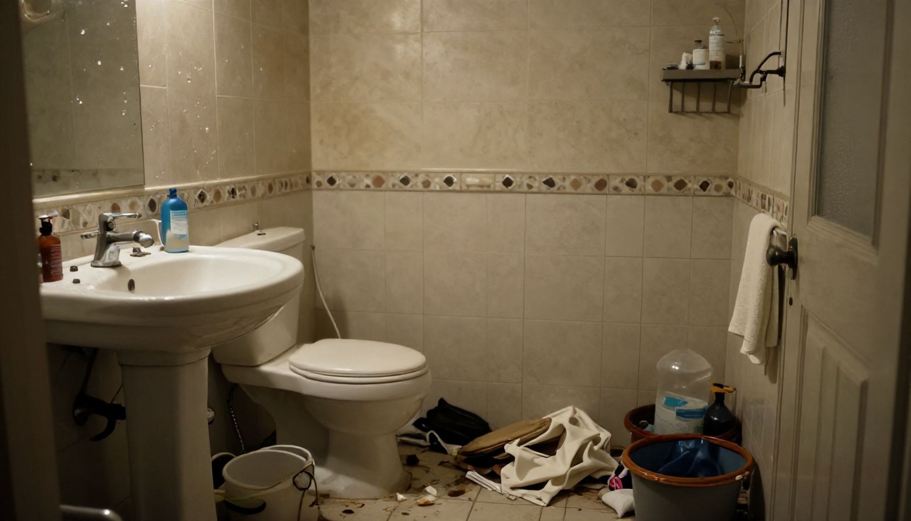 Un baño encapotado por años de desconcierto