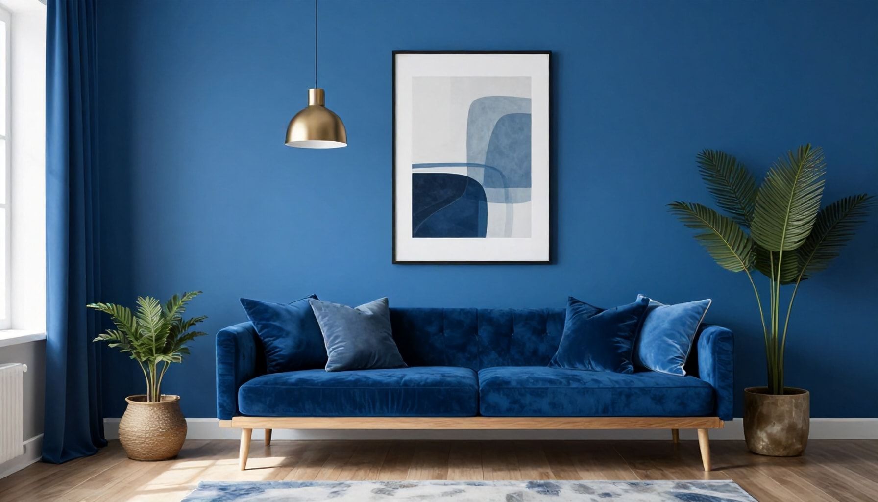 6 colores que combinan perfectamente con el azul para decorar interiores 4 Un futuro de decoración con colores que se complementan