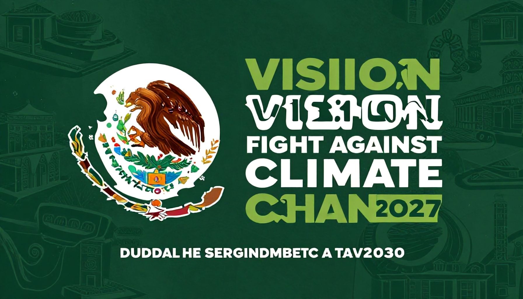 El gobierno de México anuncia la implementación de un nuevo plan de acción climática para 2030 4 Visión de México en la lucha contra el cambio climático a 2030