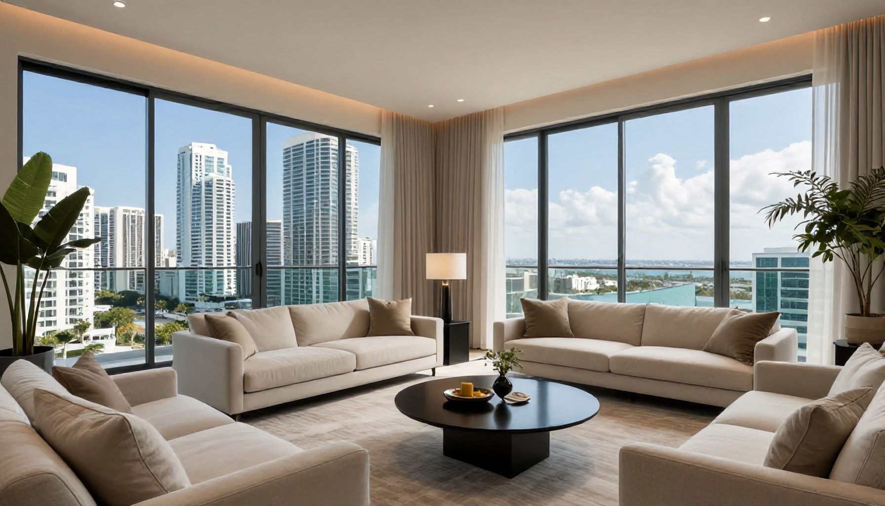 Vivir en la cima de Miami con comodidad y estilo