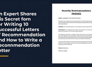 Un experto comparte su secreto para escribir 10 cartas de recomendación exitosas