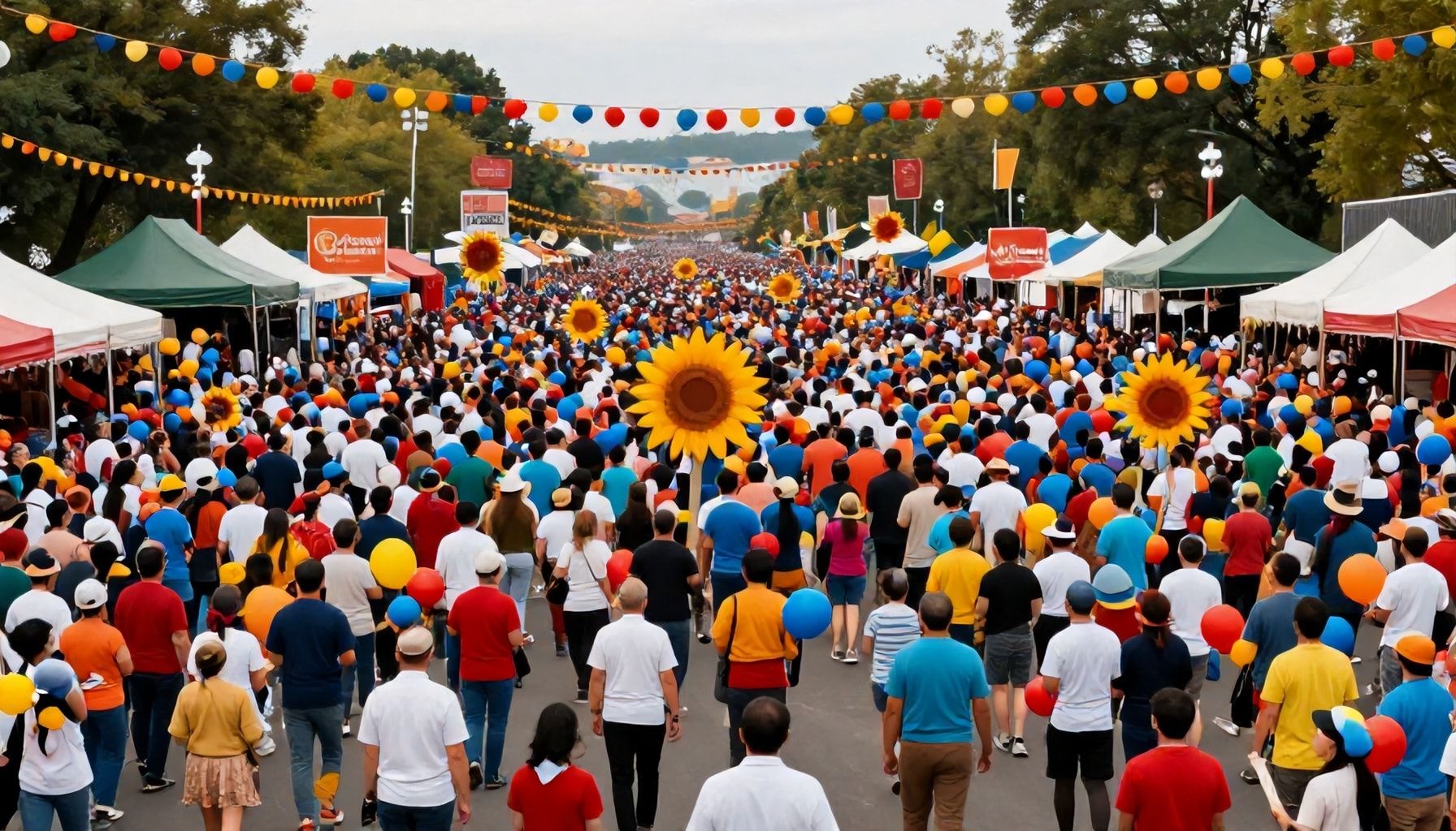 La Fiesta de la Vendimia se celebra por vigésimo séptima vez en septiembre. 3 El festival más grande de la región se viste de colores en septiembre