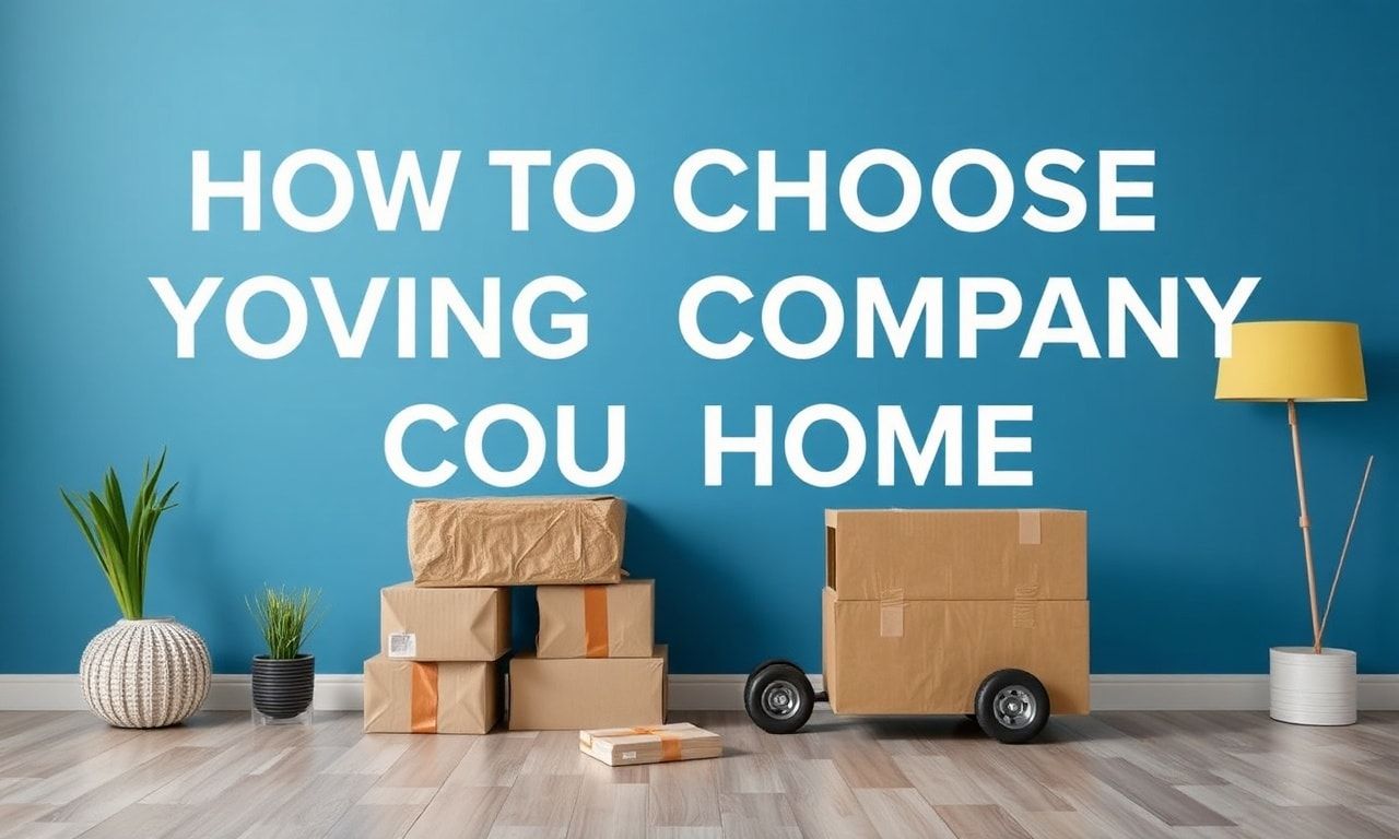 Cómo elegir la mejor empresa de mudanzas para tu hogar