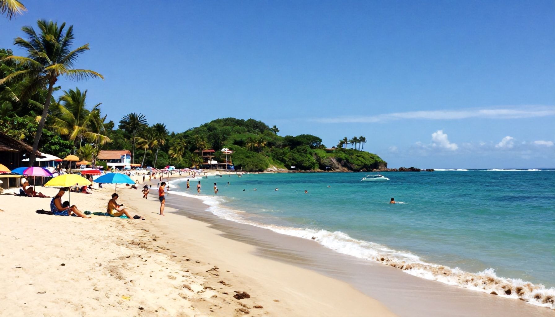 Tres mil turistas visitaron Playa Guayabitos en el fin de semana largo de Semana Santa. 2 La atractiva playa de Guayabitos, un destino popular en Semana Santa