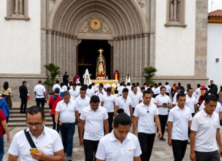 Un total de 2.500 peregrinos llegan a la Basílica de Guadalupe en su primer día de peregrinación