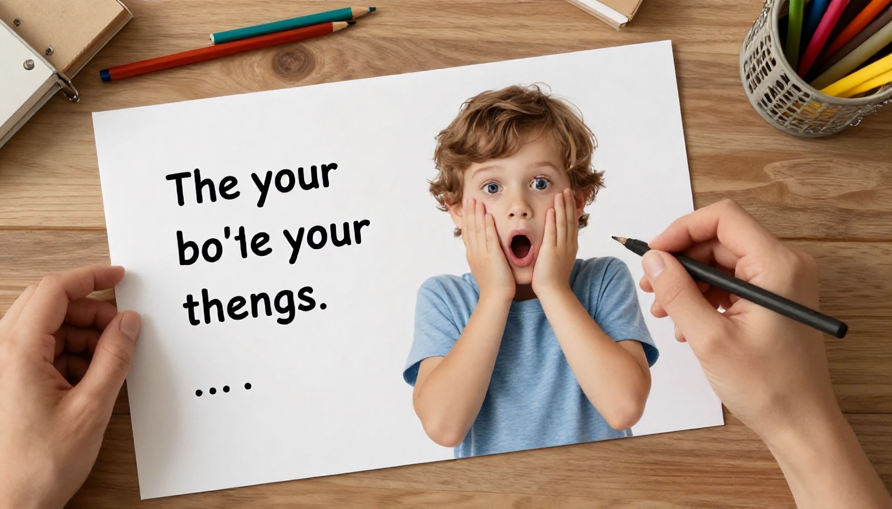 Diez frases para sorprender al niño en su 10º cumpleaños 2 Preparando las frases para sorprender al pequeño