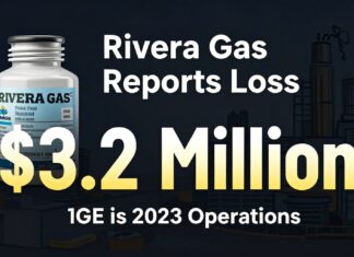 Rivera Gas Reporta Pérdida de 3,2 Millones de Dólares en sus Operaciones en 2023