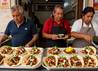 Tacos al pastor locales en la ciudad ofrecen 15 variedades auténticas