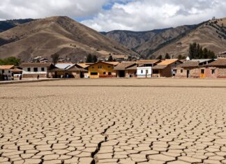 El pueblo de Tequesquite en Perú se enfrenta a sequía sin lluvias en cinco años consecutivos.