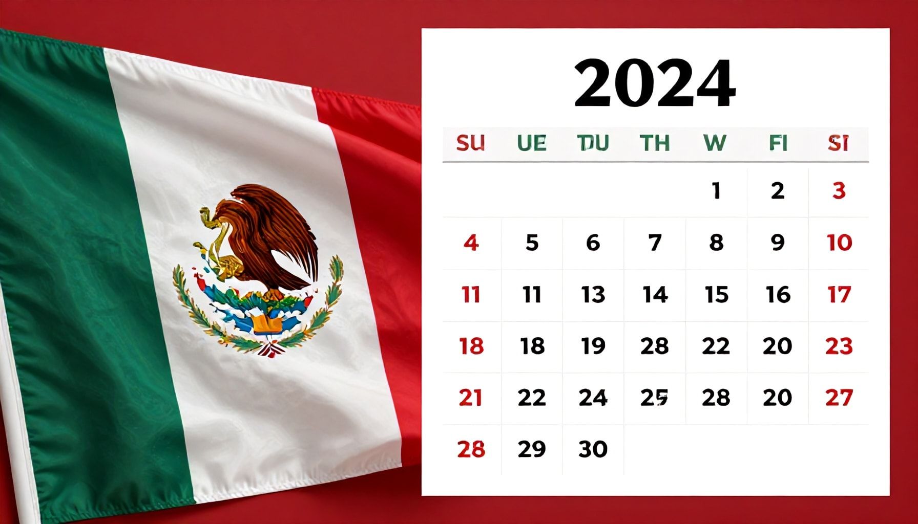 Publican en Diario Oficial lista oficial de días festivos de México para 2024 4 Días festivos de México 2024: consejos prácticos a considerar