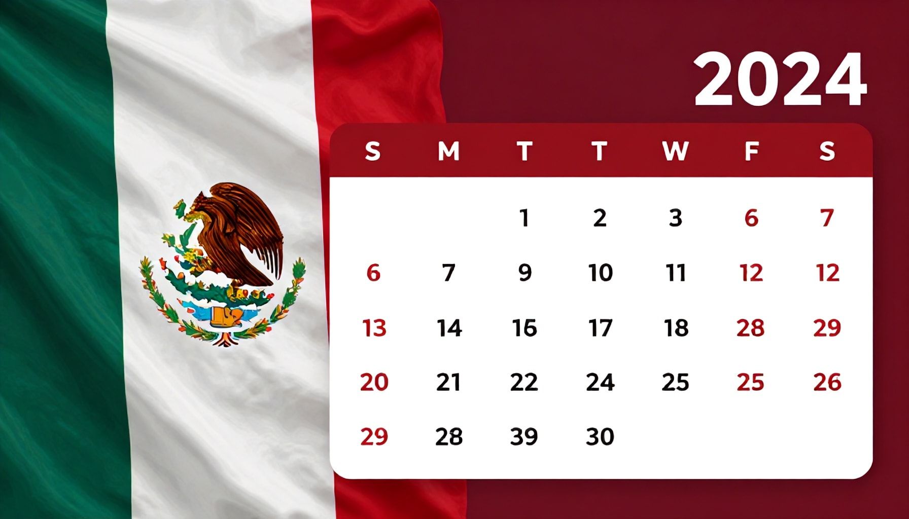 Publican en Diario Oficial lista oficial de días festivos de México para 2024 2 Días festivos oficiales de México en 2024 según norma oficial