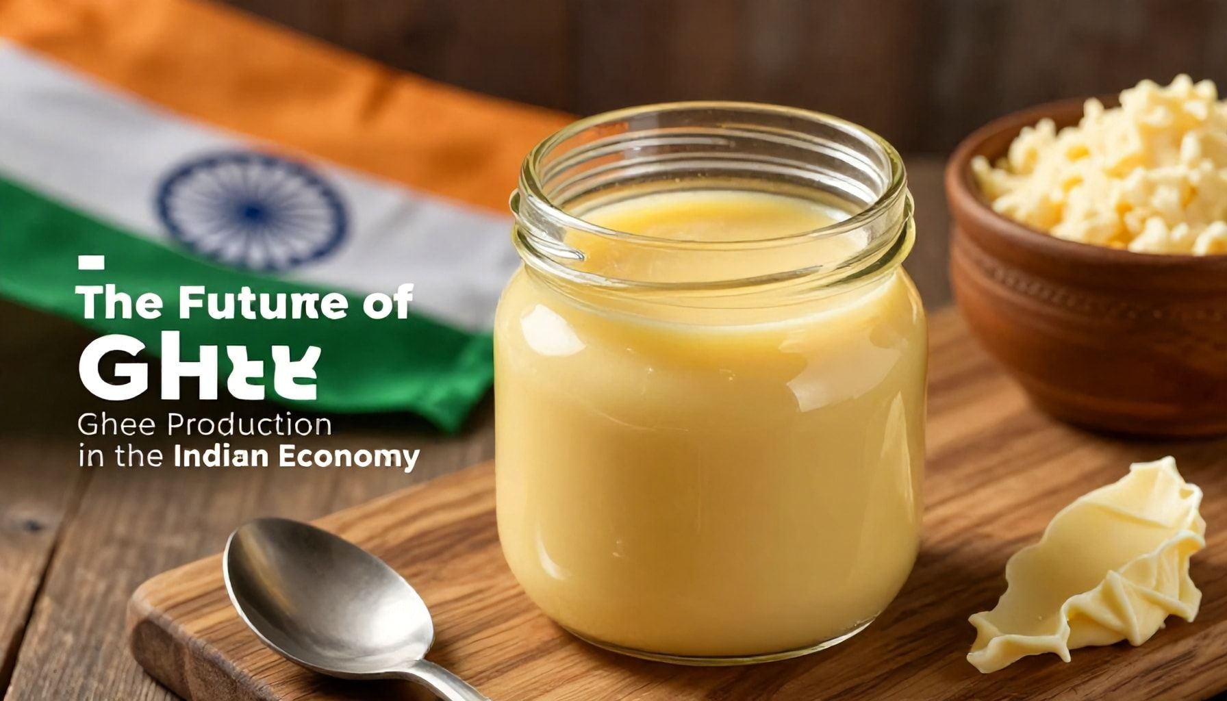 La producción de ghee en la India supera los 300.000 toneladas anuales. 4 El futuro de la producción de ghee en la economía india