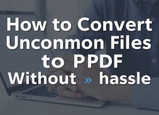 Cómo transformar archivos poco comunes en PDF sin complicaciones How to Convert Uncommon Files to PDF Without Hassle