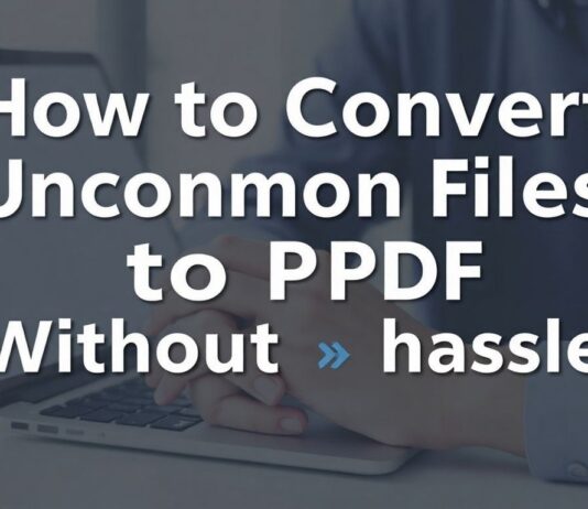 Cómo transformar archivos poco comunes en PDF sin complicaciones How to Convert Uncommon Files to PDF Without Hassle