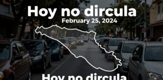 Hoy no circula: Tráfico restringido en 25 de febrero de 2024 en todo el país