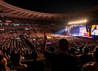 Imagine Dragons Llena el Estadio Palacio de los Deportes con 18,000 Asistentes en México.