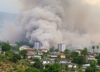 Incendio en Izcalli del Valle deja 40 familias sin hogar después de la quema.