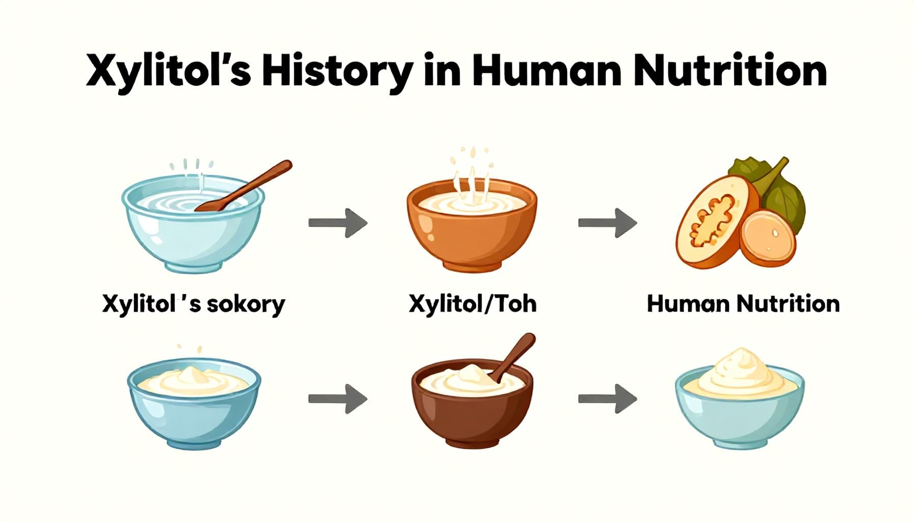 La historia del xilitol en la alimentación humana