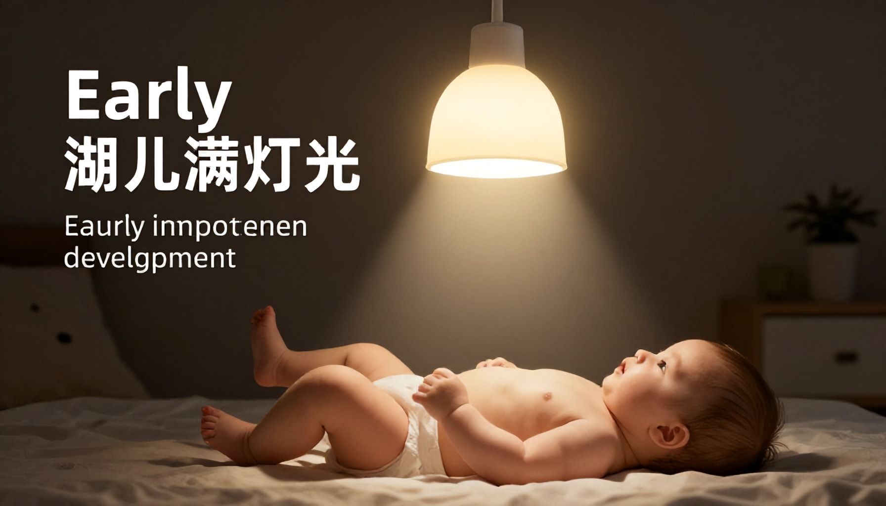 Un bebé recibe su primer iluminación con una lámpara de luz a sus 6 semanas de edad 1 La importancia de la iluminación temprana para el desarrollo
