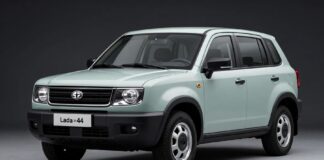 Lada 443 presenta un nuevo modelo de automóvil en Rusia con características innovadoras.