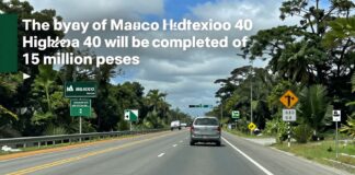 Libramiento de la autopista 40 en México se completará en 2026 con inversión de 15 mil millones