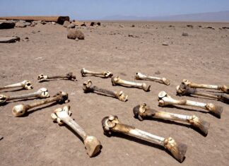 Descubren 15 restos de patas de mula en una isla de Chile de 3.000 años de antigüedad.