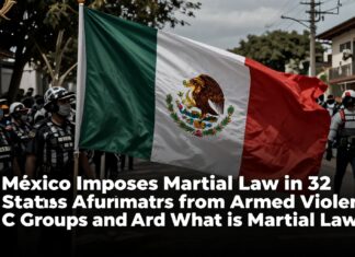 México impone Ley Marcial en 32 estados tras amenazas de grupos armados violentos