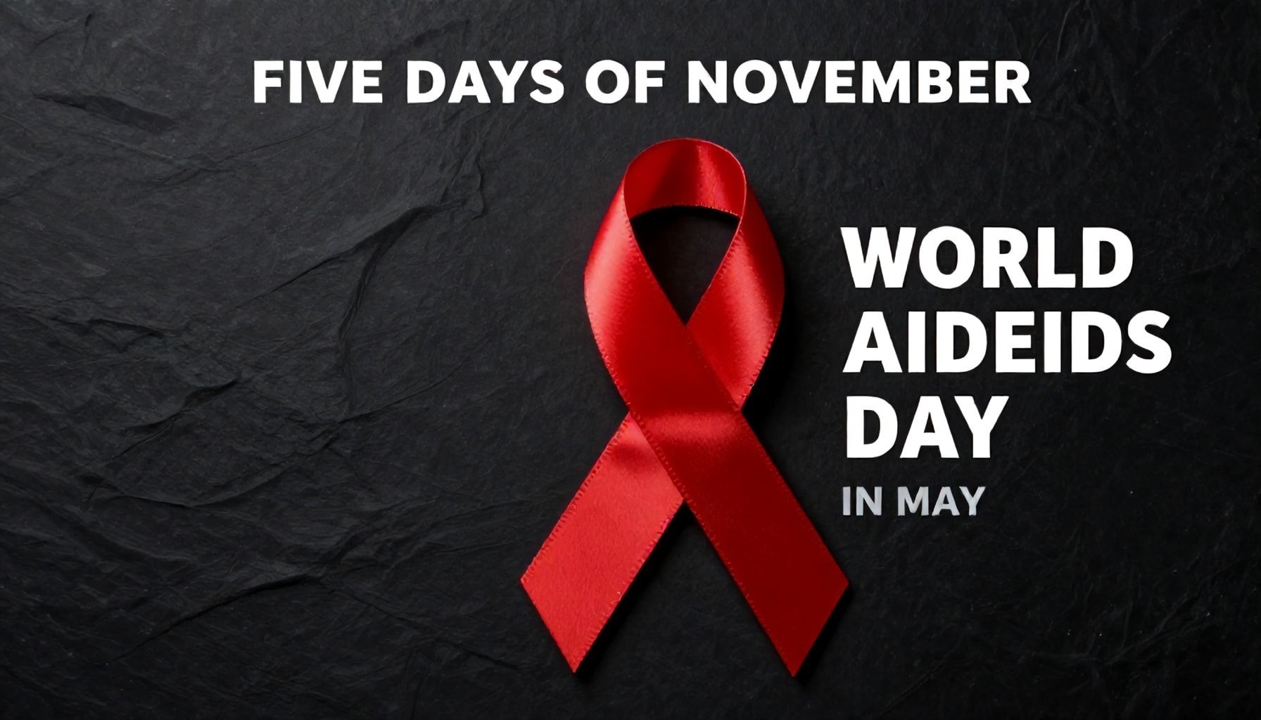 Cinco Días de Noviembre y el Día Mundial contra el Sida, en mayo se celebra el Día Mundial de la