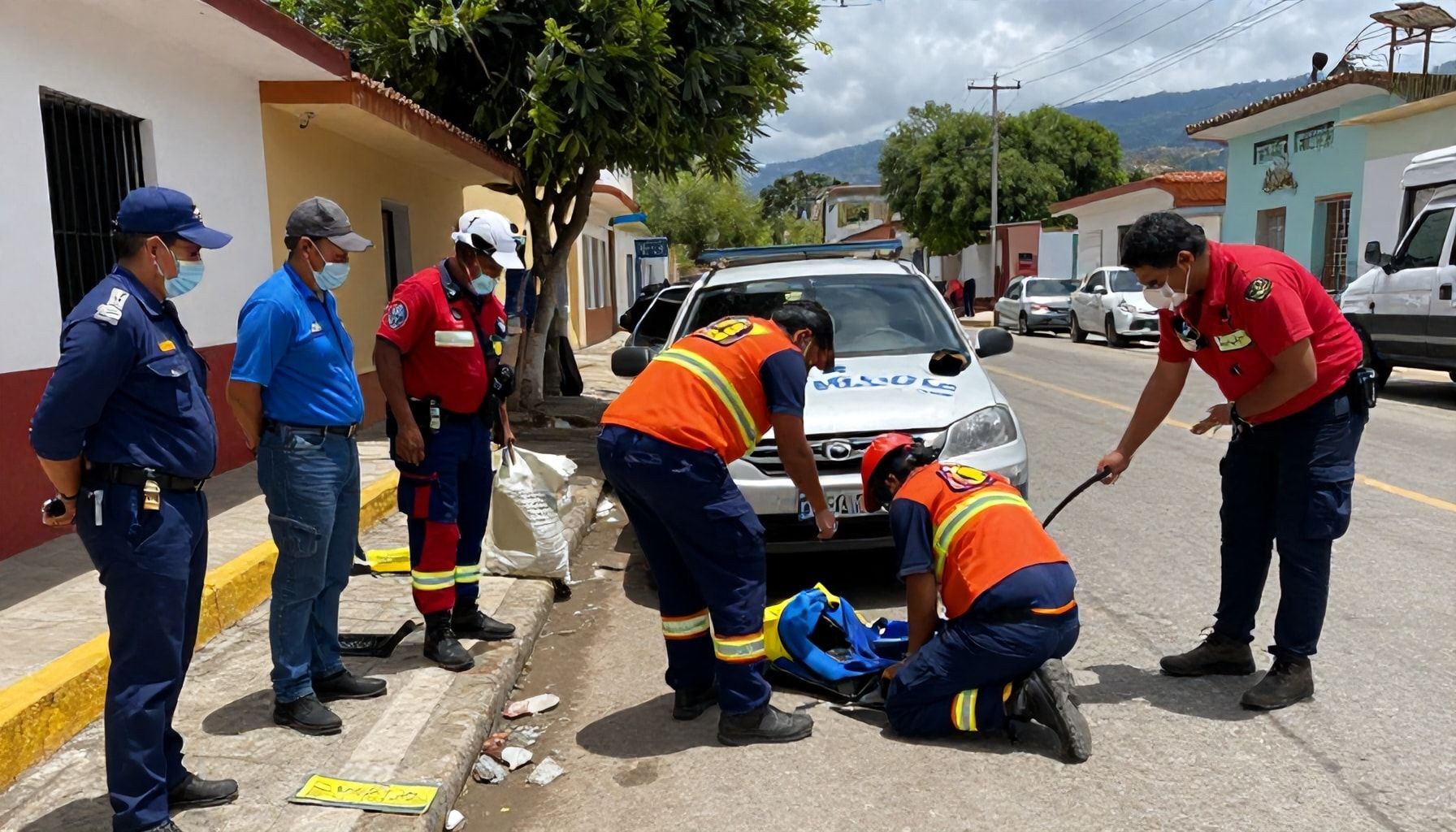 Rescate y atención médica para heridos en Coscomatepec